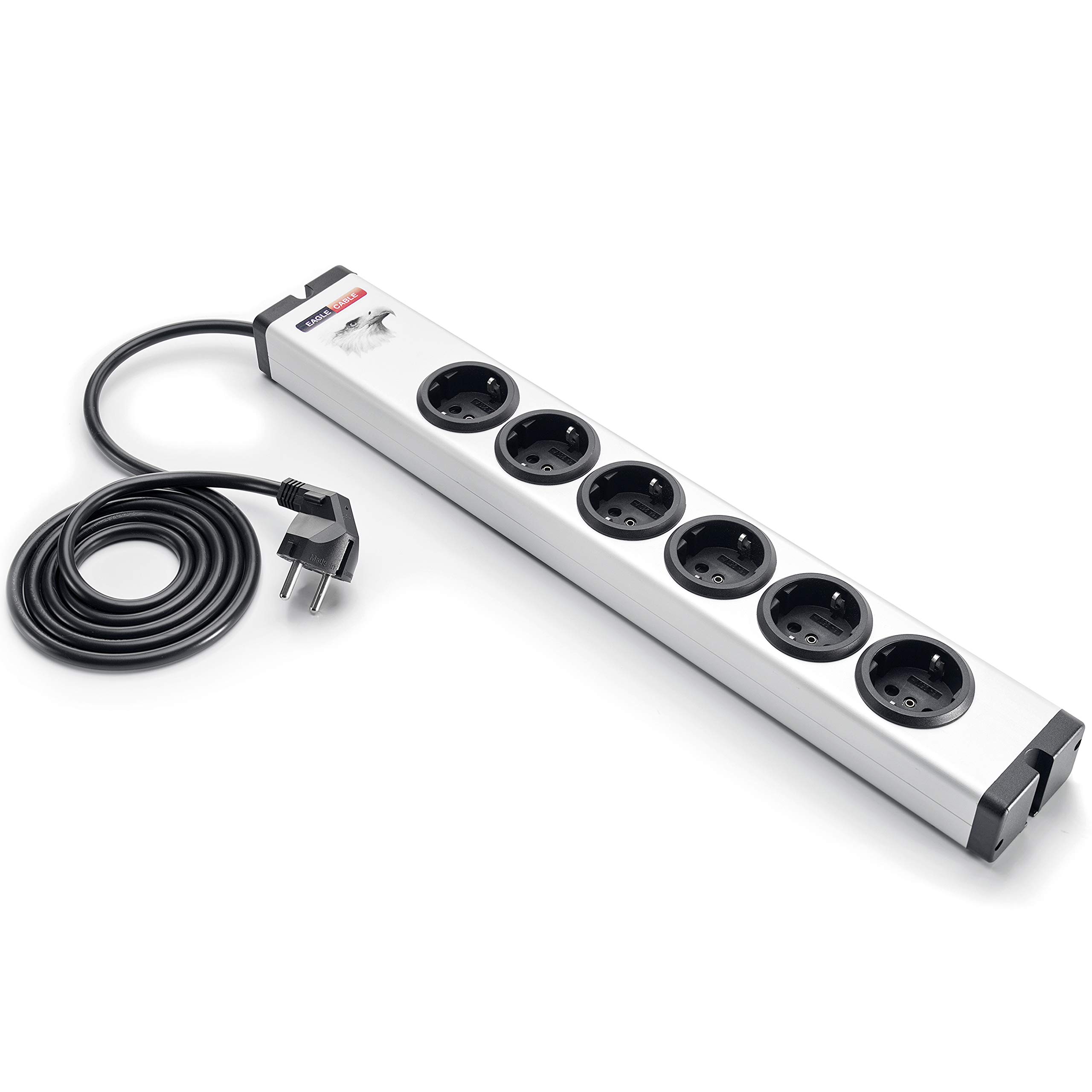 in-akustik-eagle-cable-deluxe-netzleiste-alu6-6-fach-schuko-1-5-m image 1