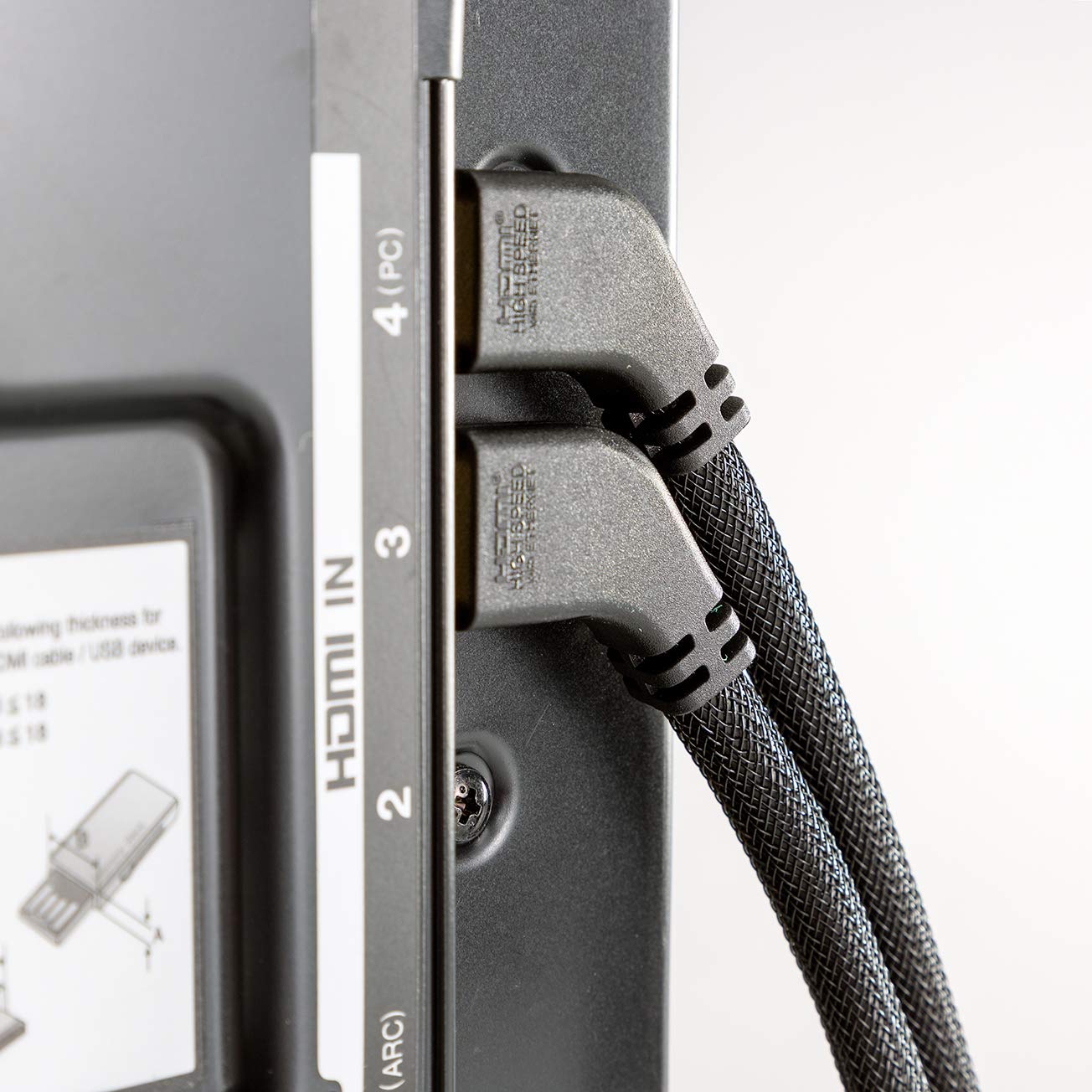 in-akustik-eagle-cable-deluxe-high-speed-hdmi-2-0b-kabel-0-8-m-schwarz-gewinkelt image 4