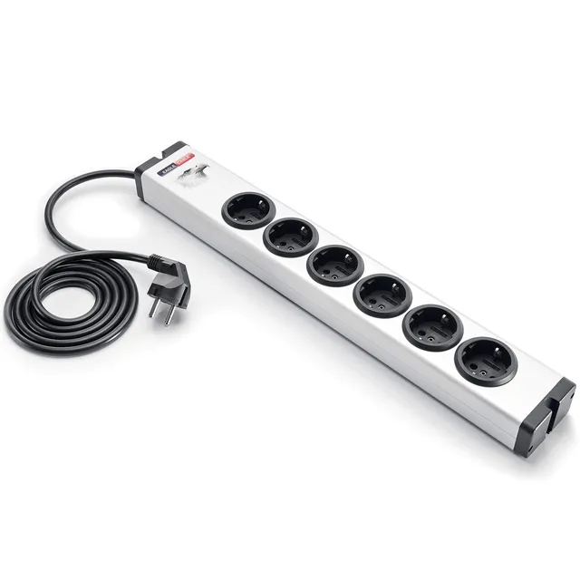 in-akustik-eagle-cable-deluxe-netzleiste-alu6-6-fach-schuko-1-5-m image 1