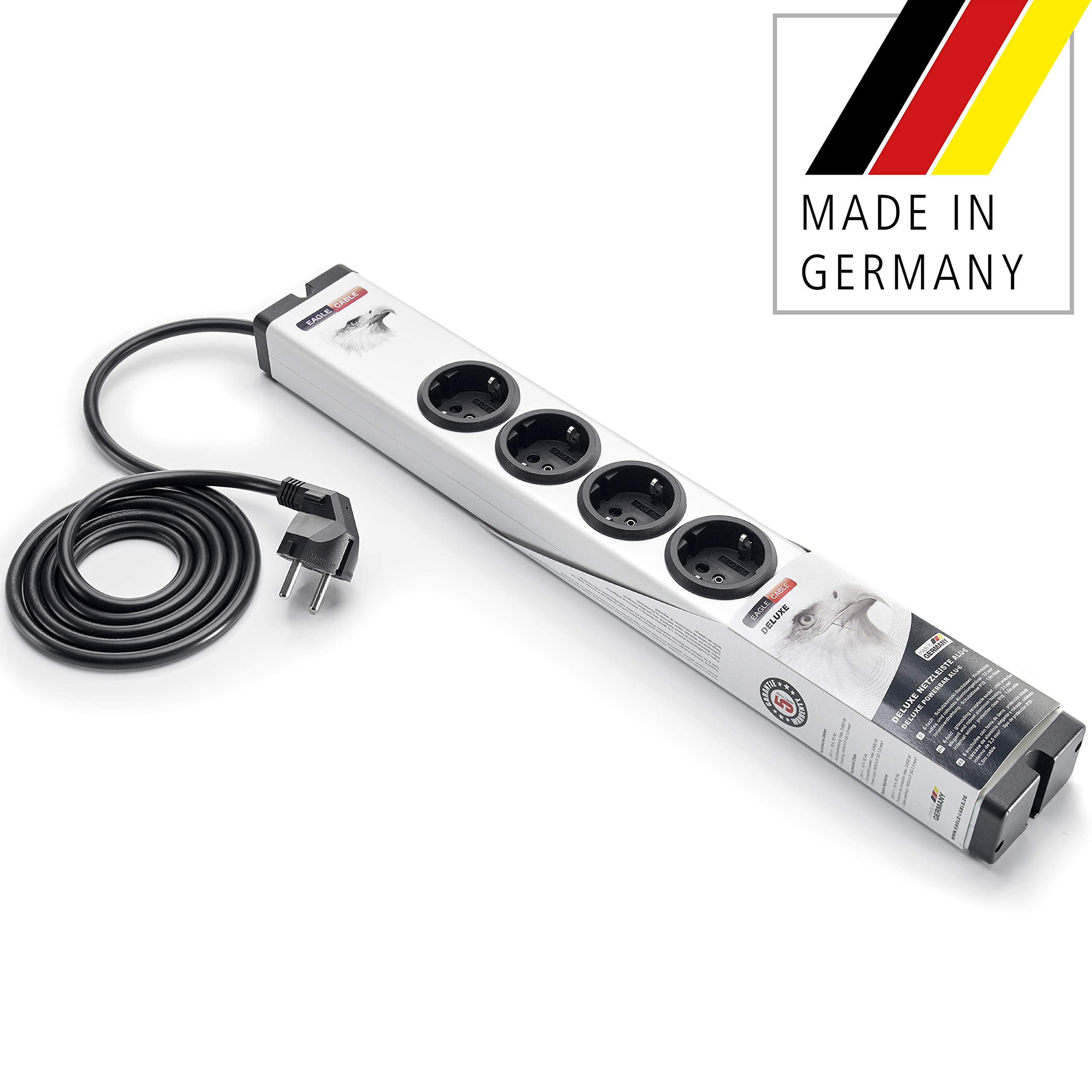 in-akustik-eagle-cable-deluxe-netzleiste-alu6-6-fach-schuko-1-5-m image 2