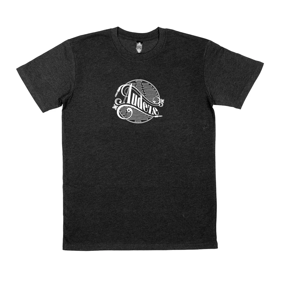 audeze-retro-cable-and-grille-t-shirt-gray-heather image 1