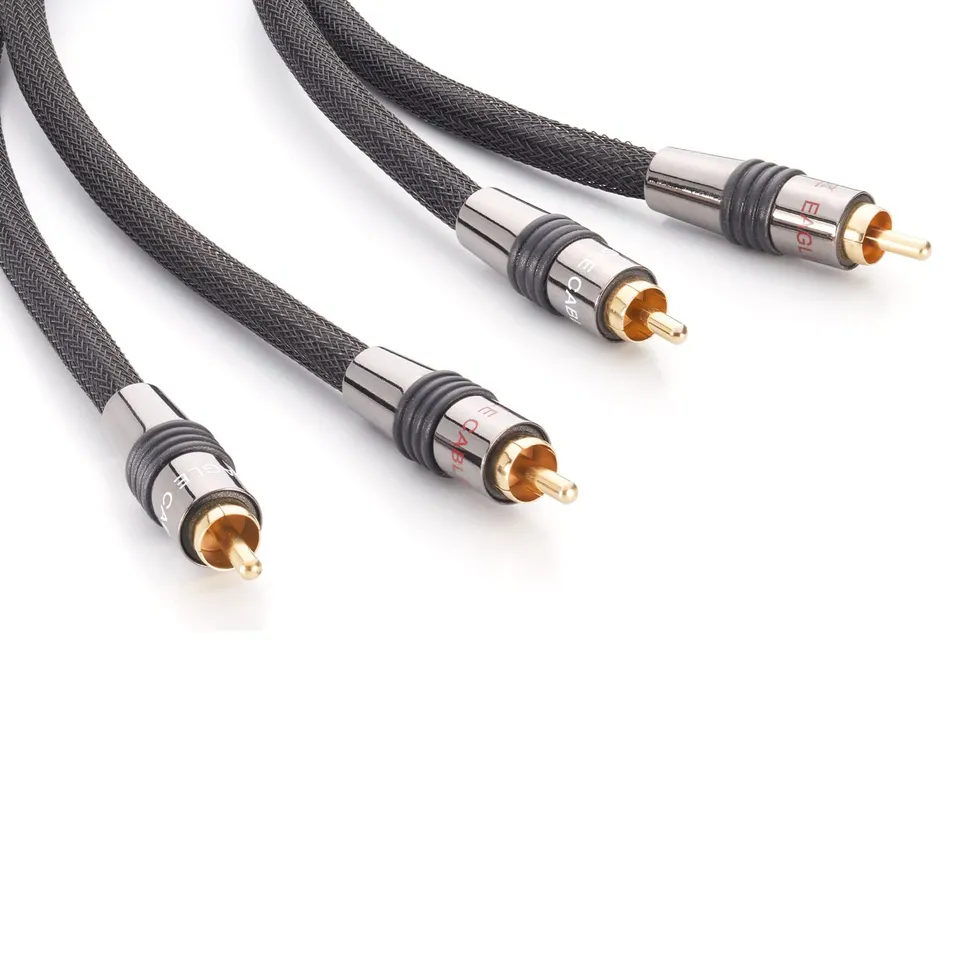 in-akustik-eagle-cable-deluxe-stereo-audiokabel-0-75-m-schwarz image 1