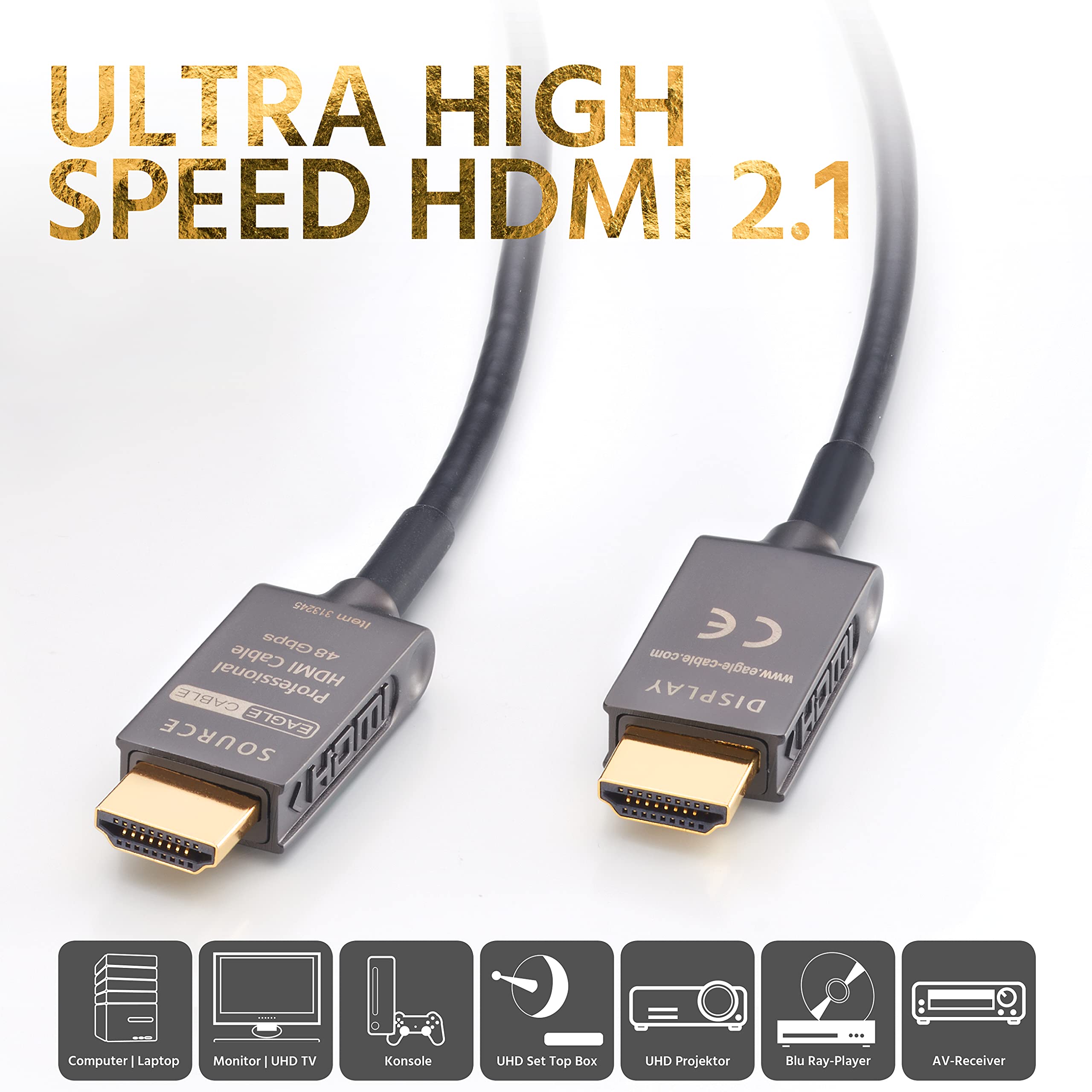 in-akustik-eagle-cable-deluxe-ultra-high-speed-hdmi-2-1-kabel-1m-48gbps image 8