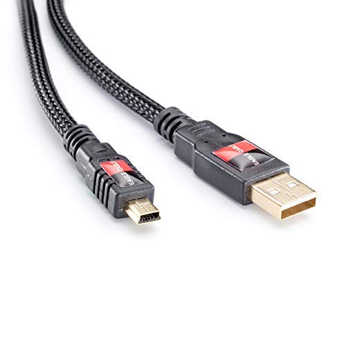 in-akustik-eagle-cable-deluxe-usb-kabel-a-b-0-8m-schwarz-high-speed-usb-2-0 image 1