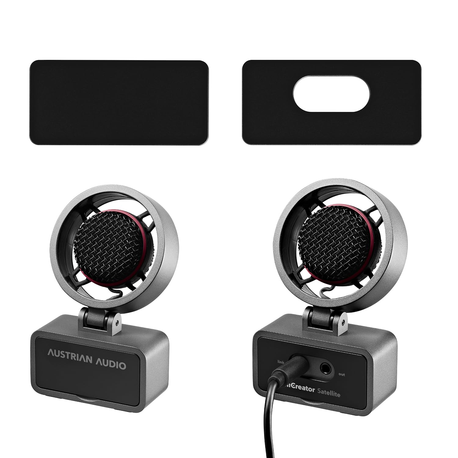 austrian-audio-micreator-diy-plates-satellite-frontplatten-set-wei-schwarz-unbed image 4