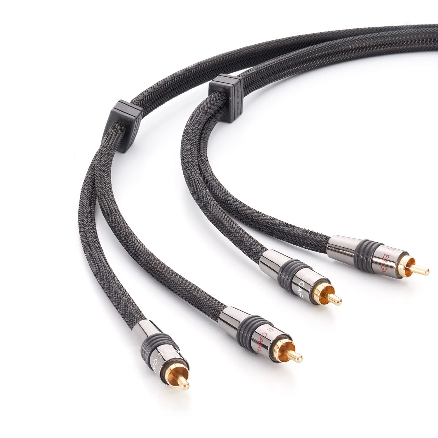 in-akustik-eagle-cable-deluxe-stereo-audiokabel-0-75-m-schwarz image 2