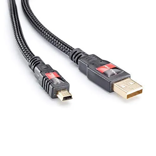 in-akustik-eagle-cable-deluxe-usb-kabel-a-b-0-8m-schwarz-high-speed-usb-2-0 image 1