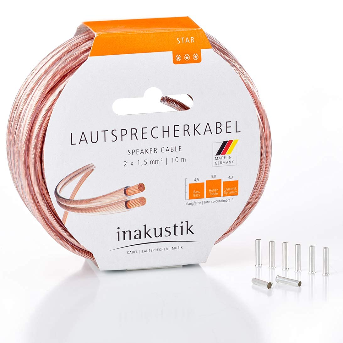 in-akustik-star-lautsprecherkabel-10m-transparent-2x1-5mm image 3